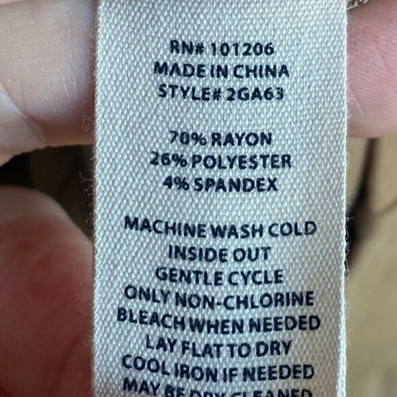 Soft Surroundings Paula Tan Cowl Neck Dress Size XL XLP $110 NWT - Picture 7 of 7